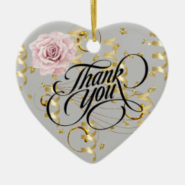 De Cerâmica Obrigado Ornamento Cerâmico