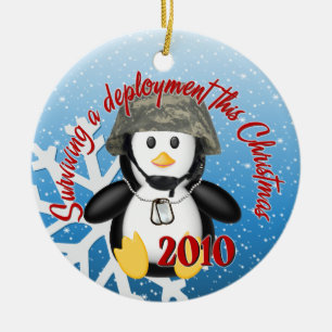 De Cerâmica Ornamento 2010 do pinguim do desenvolvimento da
