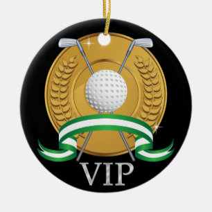 De Cerâmica Ornamento 2VIP Golf - SRF