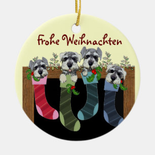 De Cerâmica Ornamento alemão do Feliz Natal