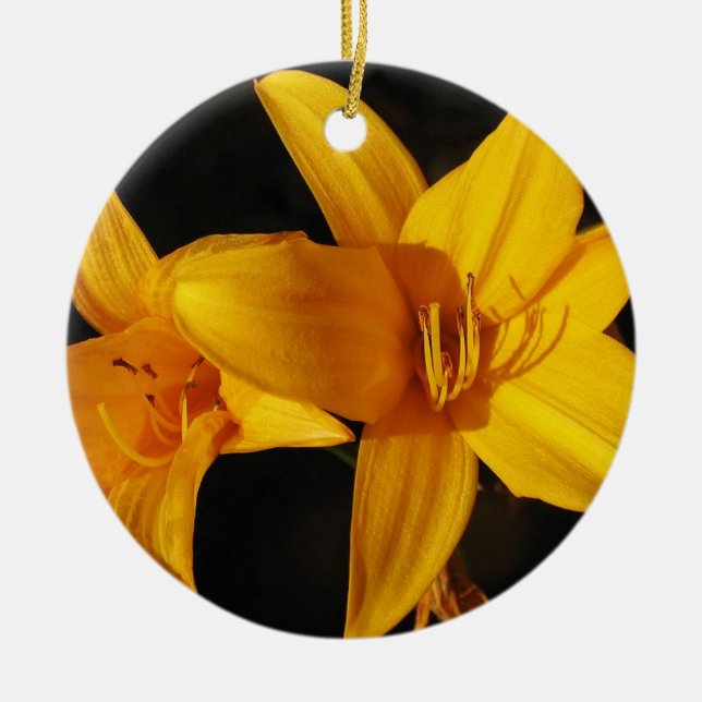 De Cerâmica Ornamento Amarelo (Frente)