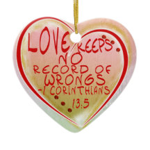 ORNAMENTO - AMOR NÃO MANTEM NENHUM REGISTRO DOS