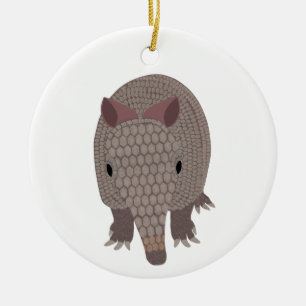 De Cerâmica Ornamento Armadillo