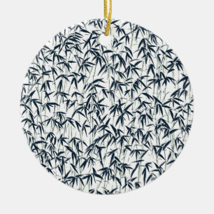 De Cerâmica Ornamento Bambu Preto