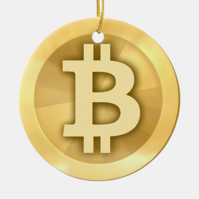 De Cerâmica Ornamento Bitmoney (Frente)