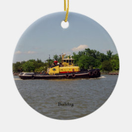 De Cerâmica ornamento Bulldog