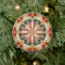 Ornamento Candy Cane Medallion 14851