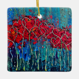 De Cerâmica Ornamento cardíaco