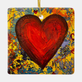De Cerâmica Ornamento cardíaco