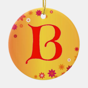 De Cerâmica Ornamento Carta B