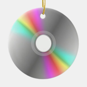De Cerâmica Ornamento CD do círculo