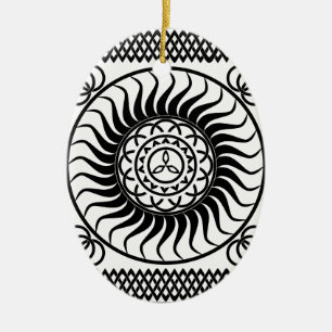 De Cerâmica ornamento celta único
