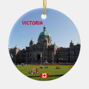 De Cerâmica Ornamento Cênico da Victoria British Columbia