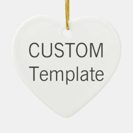 De Cerâmica Ornamento cerâmico branco feito sob encomenda da