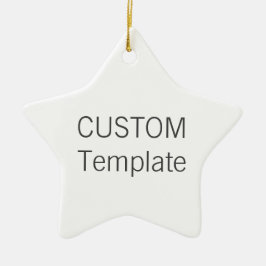 De Cerâmica Ornamento cerâmico branco feito sob encomenda da