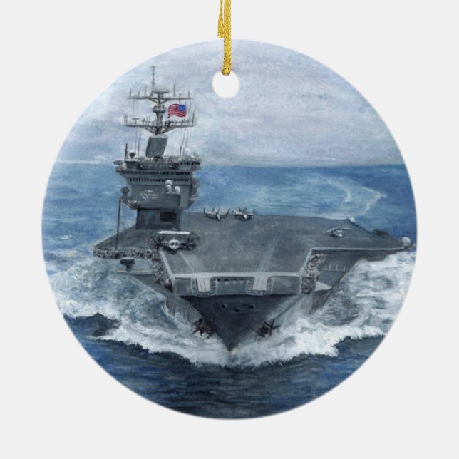 De Cerâmica Ornamento cerâmico corporativo USS (Traseira)