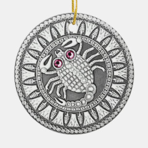 De Cerâmica Ornamento cerâmico da moeda da Escorpião