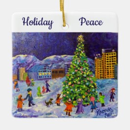 De Cerâmica Ornamento cerâmico do Alaska