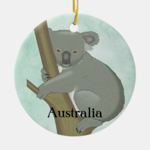 De Cerâmica Ornamento Cerâmico do Design da Austrália Koala
