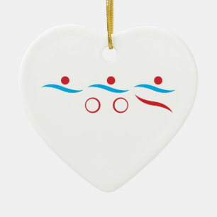 De Cerâmica Ornamento cerâmico do logotipo legal moderno Triat