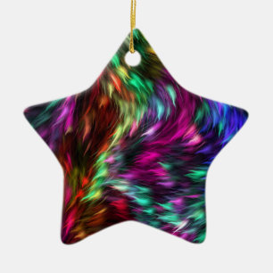 De Cerâmica Ornamento cerâmico do Rainbow Splash