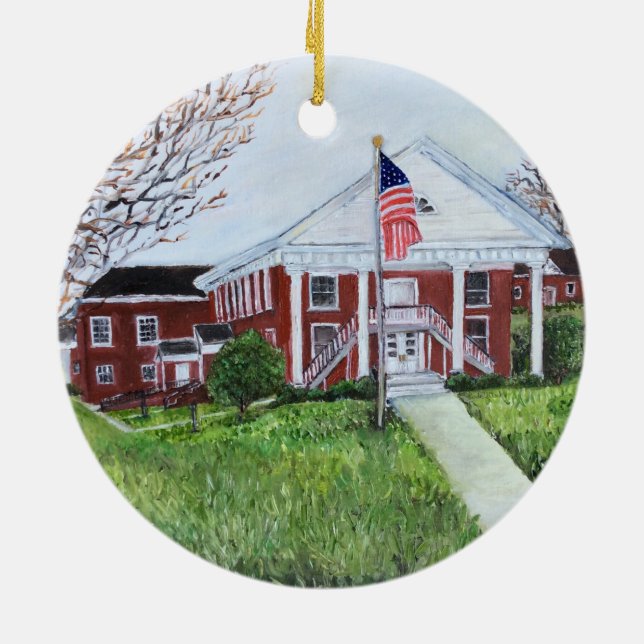 De Cerâmica Ornamento cerâmico do tribunal (Traseira)