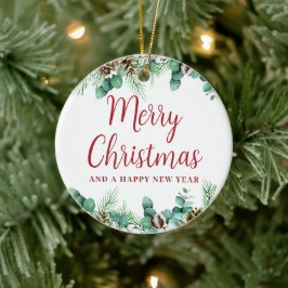 De Cerâmica Ornamento Cerâmico Feliz Natal