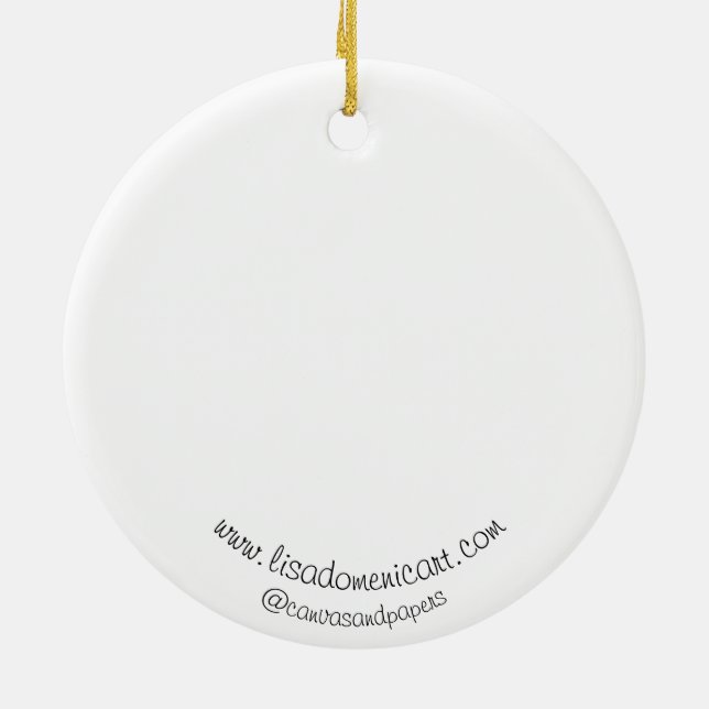 De Cerâmica Ornamento cerâmico Forte Paz (Traseira)