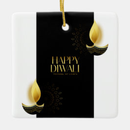 De Cerâmica Ornamento cerâmico Happy Diwali