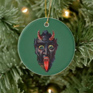 De Cerâmica Ornamento Cerâmico Krampus