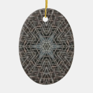 De Cerâmica Ornamento cerâmico Metálico Metálico em Malha