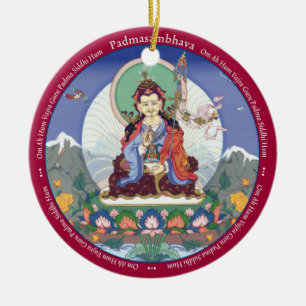 De Cerâmica ORNAMENTO CERÂMICO - Padmasambhava + Fim acima