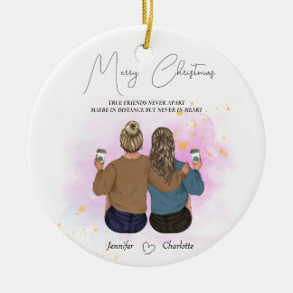 De Cerâmica Ornamento cerâmico personalizado para a alma irmã