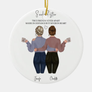 De Cerâmica Ornamento cerâmico personalizado por aquarela para