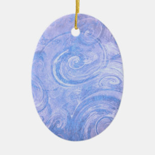 De Cerâmica Ornamento cerâmico por abstrato pintados