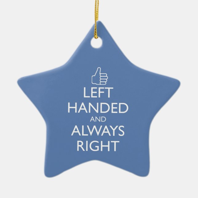 DE CERÂMICA ORNAMENTO CERÂMICO SEMPRE DIREITO E MÃO ESQUERDA (Frente)