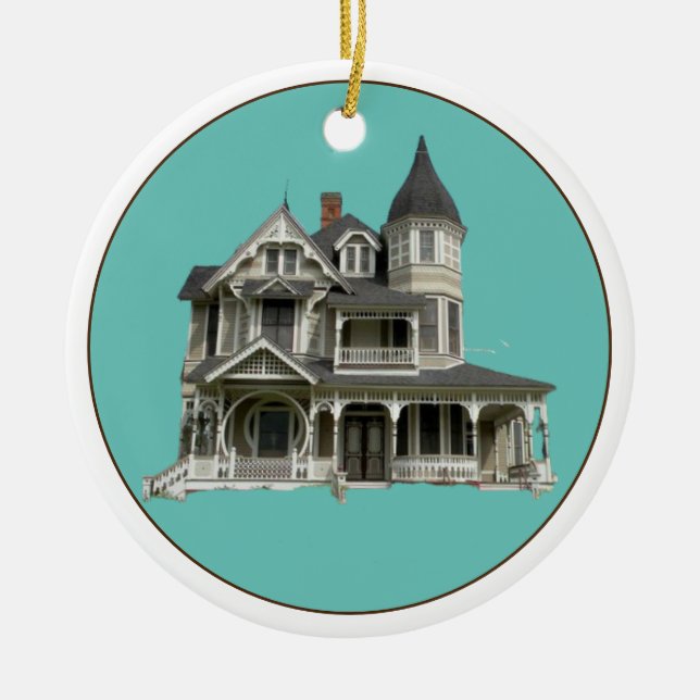 De Cerâmica Ornamento Cerâmico Vitoriano George F. Barber (Frente)