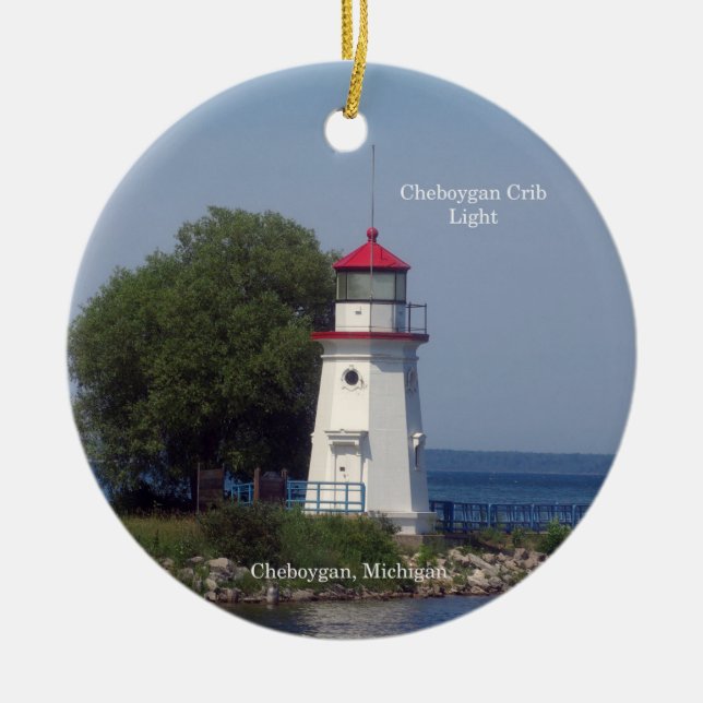 De Cerâmica Ornamento Cheboygan Crib Light (Frente)