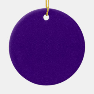 De Cerâmica Ornamento circular com brilho roxo personalizado