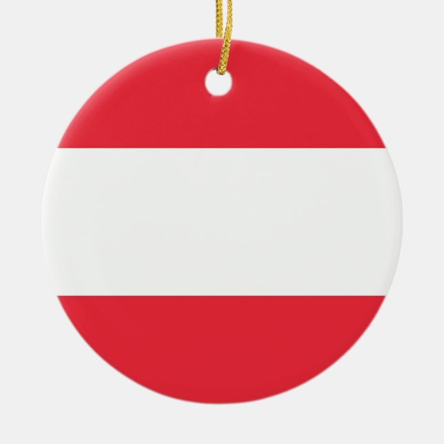 De Cerâmica Ornamento com pavilhão da Áustria (Frente)