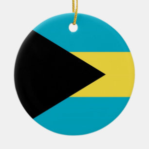 De Cerâmica Ornamento com pavilhão das Bahamas