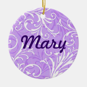 De Cerâmica Ornamento conhecido decorativo roxo