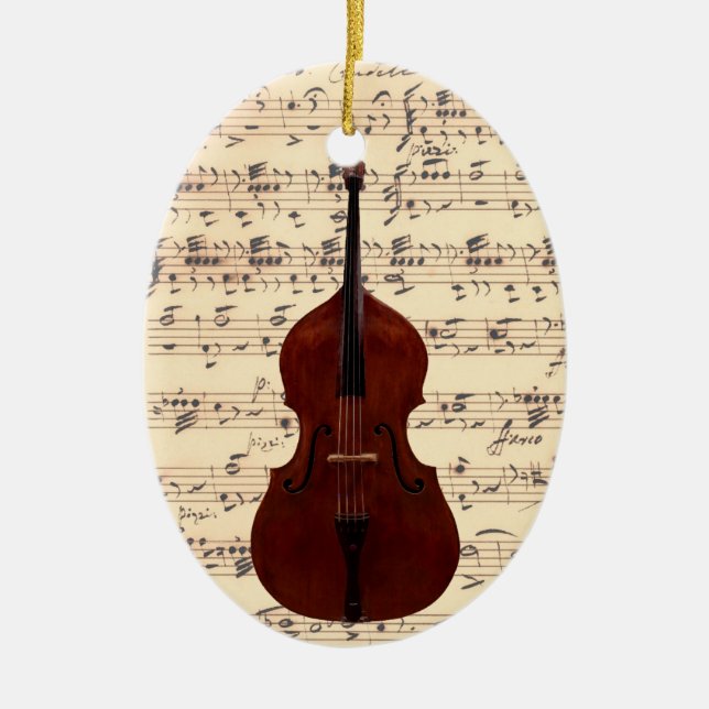 De Cerâmica Ornamento - contrabaixo completo com partitura (Frente)