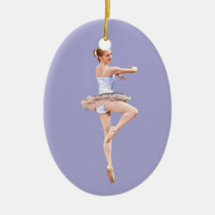 De Cerâmica Ornamento customizável da bailarina