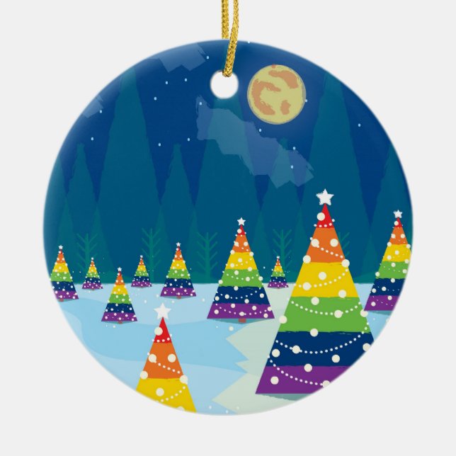 De Cerâmica Ornamento da árvore (Frente)