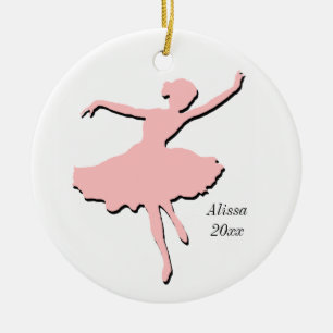 De Cerâmica Ornamento da bailarina