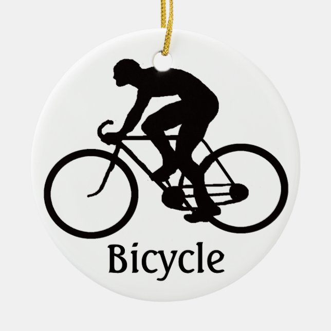 De Cerâmica Ornamento da bicicleta (Frente)