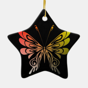 De Cerâmica Ornamento da borboleta