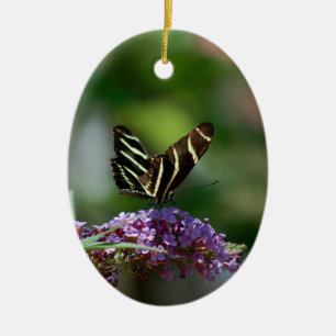 De Cerâmica Ornamento da borboleta & da flor/tapeçaria