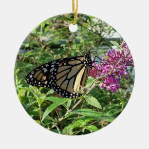 De Cerâmica Ornamento da Borboleta Monarch